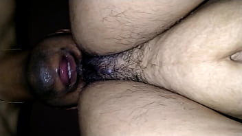 Indian telugu wife getting rimjob and pussy eaten